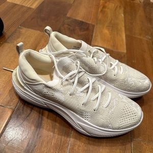 Cream and white Sorel sneakers